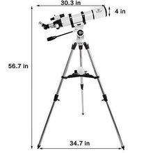 Load image into Gallery viewer, Gskyer Telescope, Telescopes for Adults, 600x90mm AZ Astronomical Refractor Telescope,Telescope for Kids,Telescopes for Adults Astronomy, German Technology Scope

