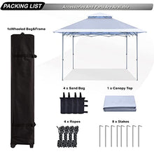 Load image into Gallery viewer, ABCCANOPY 13x13 Canopy Tent Instant Shelter Pop Up Canopy 169 sq.ft Outdoor Sun Shade, Gray
