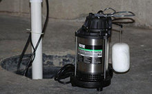 Load image into Gallery viewer, WAYNE CDU980E 3/4 HP Submersible Cast Iron and Stainless Steel Sump Pump With Integrated Vertical Float Switch
