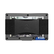 Load image into Gallery viewer, The Ridge Wallet Authentic | Minimalist Metal RFID Blocking Wallet with Cash Strap | Wallet for Men | RFID Minimalist Wallet, Slim Wallet (Gunmetal)
