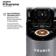 Load image into Gallery viewer, Keurig K-Supreme Coffee Maker, Single Serve K-Cup Pod Coffee Brewer, With MultiStream Technology, 66 Oz Dual-Position Reservoir, and Customizable Settings, Gray
