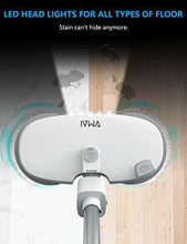 Load image into Gallery viewer, Electric Mop, Cordless Electric Spin Mop, Hardwood Floor Cleaner with Built-in 300ml Water Tank, Polisher with Led Headlight and Sprayer, Scrubber for Hard Floor &amp; Tile, Powerful Cleaner and Waxing
