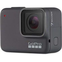 Load image into Gallery viewer, GoPro HERO7 (Hero 7) Silver with Essential 25 Piece Accessory Bundle - Includes: SanDisk Ultra 32GB MicroSDHC Memory Card, Premium Hard Case for GoPro, Chest Strap with Mount, Mini Tripod &amp; Much More
