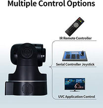 Load image into Gallery viewer, PTZ Camera with USB Outputs,3X Optical Zoom,Live Streaming Camera for Broadcast,Conference,Events,Church and School etc
