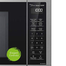 Load image into Gallery viewer, Panasonic Compact Microwave Oven with 1200 Watts of Cooking Power, Sensor Cooking, Popcorn Button, Quick 30sec and Turbo Defrost - NN-SN67KS - 1.2 Cubic Foot (Stainless Steel / Silver)
