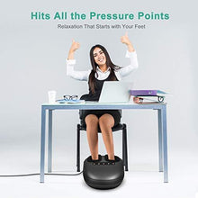 Load image into Gallery viewer, Medcursor Foot Massager Machine with Heat, Shiatsu Deep Kneading Massage, Multi-Level Settings, Air Compression, Electric Muscle Roller Feet Massager, Fits Feet Up to Size 11
