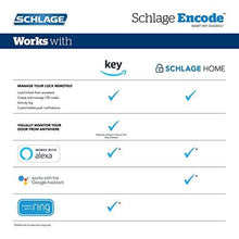Load image into Gallery viewer, Schlage Lock Company BE489WB CAM 619 Schlage Encode Deadbolt Smart Lock | WiFi Touchscreen Keypad, Satin Nickel
