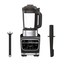 Load image into Gallery viewer, Ninja Foodi Cold &amp; Hot Cook Hot Soups, Sauces and Dips Blender with 1400 Peak Watts to Crush Frozen Drinks &amp; Smoothies Nonstick Glass Pitcher (HB152), 64 oz, Black
