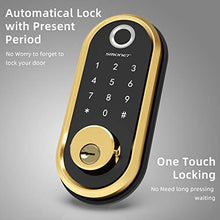 Load image into Gallery viewer, Smart Lock SMONET Bluetooth Keyless Entry Keypad Smart Deadbolt-Fingerprint Electronic Deadbolt Door Lock-App Control, Remote Ekeys Sharing, Free App Monitoring Easy to Install for Homes and Hotel

