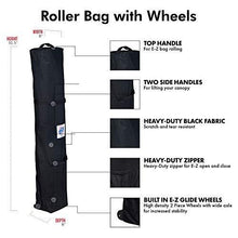 Load image into Gallery viewer, E-Z UP ENV3WH10RB, 10' x 10', Roller Bag, 4-Piece Spike Set, Recreational Grade Royal Blue Top NEW Envoy EZ UP Instant Canopy Shelter Tent, 10' by 10'
