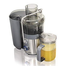 Load image into Gallery viewer, Hamilton Beach Premium Juicer Machine, Big Mouth 3" Feed Chute, Centrifugal, Easy Clean, 2-Speeds, BPA Free 40 oz Pitcher, 850W, Silver (67850)

