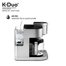 Load image into Gallery viewer, Keurig K-Duo Special Edition Coffee Maker, Single Serve and 12-Cup Drip Coffee Brewer, Compatible with K-Cup Pods and Ground Coffee, Silver
