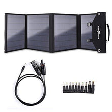 Load image into Gallery viewer, ROCKPALS SP002 Foldable 60W Solar Panel Charger for Suaoki/Jackery Explorer 240 / Webetop/Goal Zero Yeti/Paxcess Portable Power Station Generator and USB Devices, QC3.0 USB Ports
