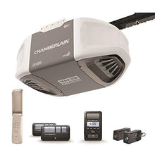 Load image into Gallery viewer, Chamberlain C870 Smart Garage Door Opener with Battery Backup - myQ Smartphone Controlled - Ultra Quiet Durable Chain Drive with MAX Lifting Power (1.25 HP), Wireless Keypad Included, Gray
