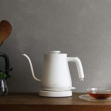 Load image into Gallery viewer, BALMUDA The Kettle | Electric Lightweight Gooseneck Kettle | Stainless Steel | 0.6L (20fl oz) Capacity | Neon Light Indicator | Perfect for Tea and Coffee | K02H-WH | White | US Version
