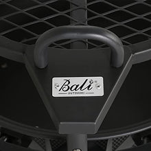 Load image into Gallery viewer, BALI OUTDOORS Fire Pits Outdoor Wood Burning, Practical Fire Pit with Cooking Grate Outdoor Fireplace with Cooking Grill Firepit Grill, Black
