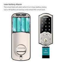 Load image into Gallery viewer, [2021 Newest] Smart Deadbolt Lock Front Door, hornbill Keyless Entry Door Lock with Keypad, Bluetooth Smart Locks Works with Alexa, Digital Code Lock for Airbnb Home Apartment
