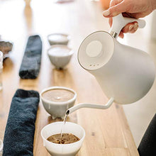 Load image into Gallery viewer, Fellow Stagg EKG Electric Pour-Over Kettle For Coffee And Tea, Matte White, Variable Temperature Control, 1200 Watt Quick Heating, Built-in Brew Stopwatch
