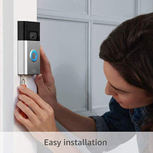 Load image into Gallery viewer, Ring Video Doorbell – newest generation, 2020 release – 1080p HD video, improved motion detection, easy installation – Satin Nickel
