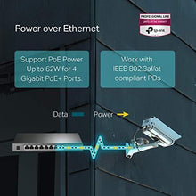 Load image into Gallery viewer, TP-Link TL-SG2008P | Jetstream 8 Port Gigabit Smart Managed PoE Switch | 4 PoE+ Port @62W | Omada SDN Integrated | PoE Recovery | IPv6 | Static Routing | L2/L3/L4 QoS |Limited Lifetime Protection
