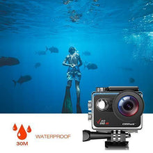 Load image into Gallery viewer, Campark V30 Native 4K Action Camera 20MP EIS Touch Screen WiFi Waterproof PC Webcam with Optional View Angle, 2 1350mAh Batteries and Mounting Accessories Kit
