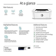 Load image into Gallery viewer, HP LaserJet Pro M15w Wireless Laser Printer, Works with Alexa (W2G51A)
