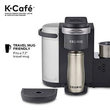 Load image into Gallery viewer, Keurig K-Cafe Single-Serve K-Cup Coffee Maker, Latte Maker and Cappuccino Maker, Comes with Dishwasher Safe Milk Frother, Coffee Shot Capability, Compatible With all Keurig K-Cup Pods, Dark Charcoal
