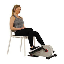 Load image into Gallery viewer, Sunny Health &amp; Fitness Fully Assembled Magnetic Under Desk Elliptical Peddler – SF-E3872, Grey
