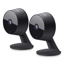 Load image into Gallery viewer, Laview Home Security Camera HD 1080P(2 Pack) AI Human Detection,Include 2 SD Cards,32GB Two-Way Audio,Night Vision,WiFi Indoor Surveillance for Baby/pet,Alexa and Google,Cloud Service (US Server)
