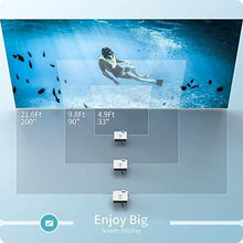 Load image into Gallery viewer, VANKYO Leisure 410 [Mini Tripod Included] Outdoor Projector with 1080P Supported, Portable Projector Compatiable with iOS/Android Connection, TV Stick, HDMI, PS5, VGA, USB for Home Entertainment
