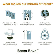Load image into Gallery viewer, Better Bevel 36" x 36" Frameless Round Mirror | Polished Edge
