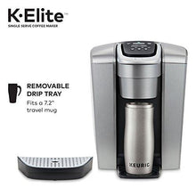 Load image into Gallery viewer, Keurig K-Elite Coffee Maker, Single Serve K-Cup Pod Coffee Brewer, With Iced Coffee Capability, Brushed Silver
