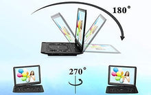 Load image into Gallery viewer, DR. J 17.9" Region Free Portable DVD Player with 6 Hours Rechargeable Battery, Large 15.4“ Screen DVD Player Sync TV Support USB/SD Card and Multiple Disc Formats, High Volume Speaker Black
