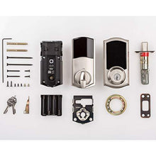 Load image into Gallery viewer, Kwikset 99160-020 Smartcode 916 Traditional Smart Lock Touchscreen Electronic Deadbolt Door Lock with SmartKey Security and Z-Wave Plus, Satin Nickel
