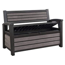 Load image into Gallery viewer, KETER Hudson Plastic Storage Bench Deck Box
