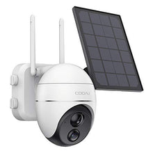 Load image into Gallery viewer, Security Camera Outdoor, Wireless WiFi 360° Pan Tilt Zoom Solar 15000mah Battery Powered Home Cameras with Night Vision, Motion Detection, 2 Way Audio, IP65 Waterproof, Encrypted SD/Cloud Storage

