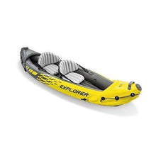 Load image into Gallery viewer, Intex Explorer K2 Kayak, 2-Person Inflatable Kayak Set with Aluminum Oars and High Output Air Pump
