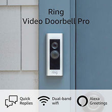 Load image into Gallery viewer, Ring Video Doorbell Pro – Upgraded, with added security features and a sleek design (existing doorbell wiring required)
