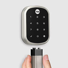 Load image into Gallery viewer, Yale Security YRD256-ZW2-619 Yale Assure Lock SL with Z-Wave in Satin Nickel (YRD256) Key Free Touchscreen Deadbolt

