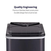 Load image into Gallery viewer, Northair Stainless Steel Portable Countertop Ice Maker with Ice Scoop and Basket 26 lb. Daily Capacity - Black
