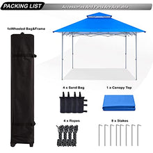 Load image into Gallery viewer, ABCCANOPY 13x13 Canopy Tent Instant Shelter Pop Up Canopy 169 sq.ft Outdoor Sun Shade, Royal Blue
