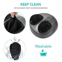 Load image into Gallery viewer, Naipo Foot Massager Machine Shiatsu Electric Feet Massager with Heat,Deep Kneading,Air Compression for Foot Plantar Fasciitis, Pain Relief, Circulation Fits Feet up to Men Size 12.5
