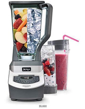 Load image into Gallery viewer, Ninja Professional Countertop Blender with 1100-Watt Base, 72 Oz Total Crushing Pitcher and (2) 16 Oz Cups for Frozen Drinks and Smoothies (BL660), Gray
