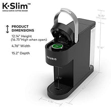 Load image into Gallery viewer, Keurig K-Slim Coffee Maker, Single Serve K-Cup Pod Coffee Brewer, 8 to 12 oz. Brew Sizes, Black

