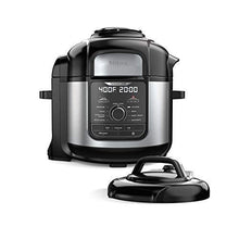 Load image into Gallery viewer, Ninja FD401 Foodi 8-Quart 9-in-1 Deluxe XL Pressure Cooker, Air Fry, Crisp, Steam, Slow Cook, Sear, Saute, Bake, Roast, Broil, Yogurt, Dehydrate, Extra Large Capacity, 45 Recipe Book, Stainless Finish
