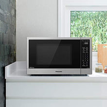 Load image into Gallery viewer, Panasonic Compact Microwave Oven with 1200 Watts of Cooking Power, Sensor Cooking, Popcorn Button, Quick 30sec and Turbo Defrost - NN-SN67KS - 1.2 Cubic Foot (Stainless Steel / Silver)
