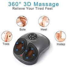 Load image into Gallery viewer, CINCOM Foot Massager with Heat &amp; Air Compression for Foot Deep Shiatsu Kneading Massage with 3 Intensities 2 Modes Auto-Off Timer for Relax

