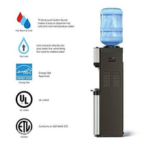 Load image into Gallery viewer, Brio Limited Edition Top Loading Water Cooler Dispenser - Hot &amp; Cold Water, Child Safety Lock, Holds 3 or 5 Gallon Bottles - UL/Energy Star Approved
