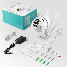 Load image into Gallery viewer, HeimVision PTZ Security Camera Outdoor, 2x2MP Ultra HD Dual Lens, Pan/Tilt/12X Zoom, 360° View, Wi-Fi Wireless Camera with Floodlights, Color Night Vision, 2-Way Audio, Motion Detection, Weatherproof
