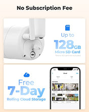 Load image into Gallery viewer, Solar WiFi Camera Security Outdoor, 100% Wire-Free, Wireless Battery Powered, 1080p, 2-Way Talk, Night Vision, PIR Motion Detection, Works with Alexa, REOLINK Argus Eco with Solar Panel
